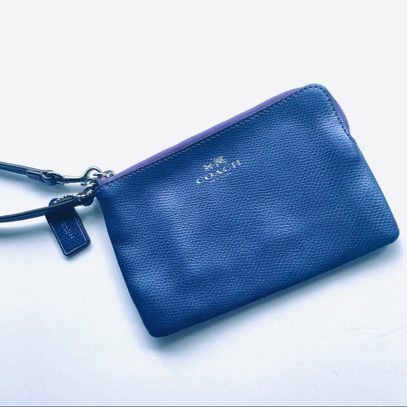 Coach Corner Zip Wristlet - Picture 4 of 7